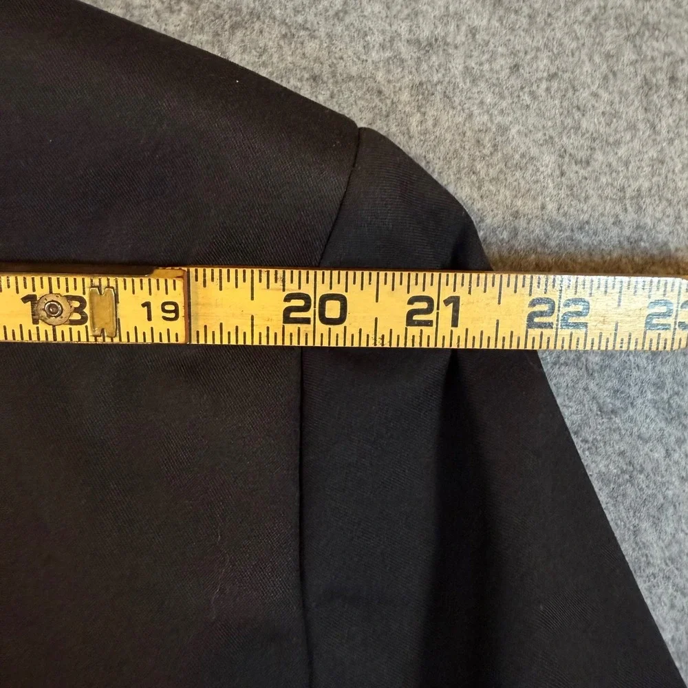 DKNY Mens 2 Piece Suit Black Stretch 2 Button Blazer Trousers 48R 42W New Macy's